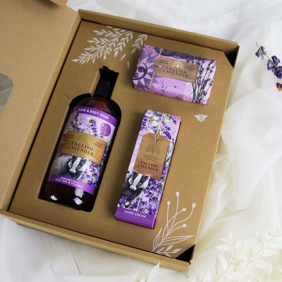 The English Soap Company English Lavender Hand and Body Gift Box